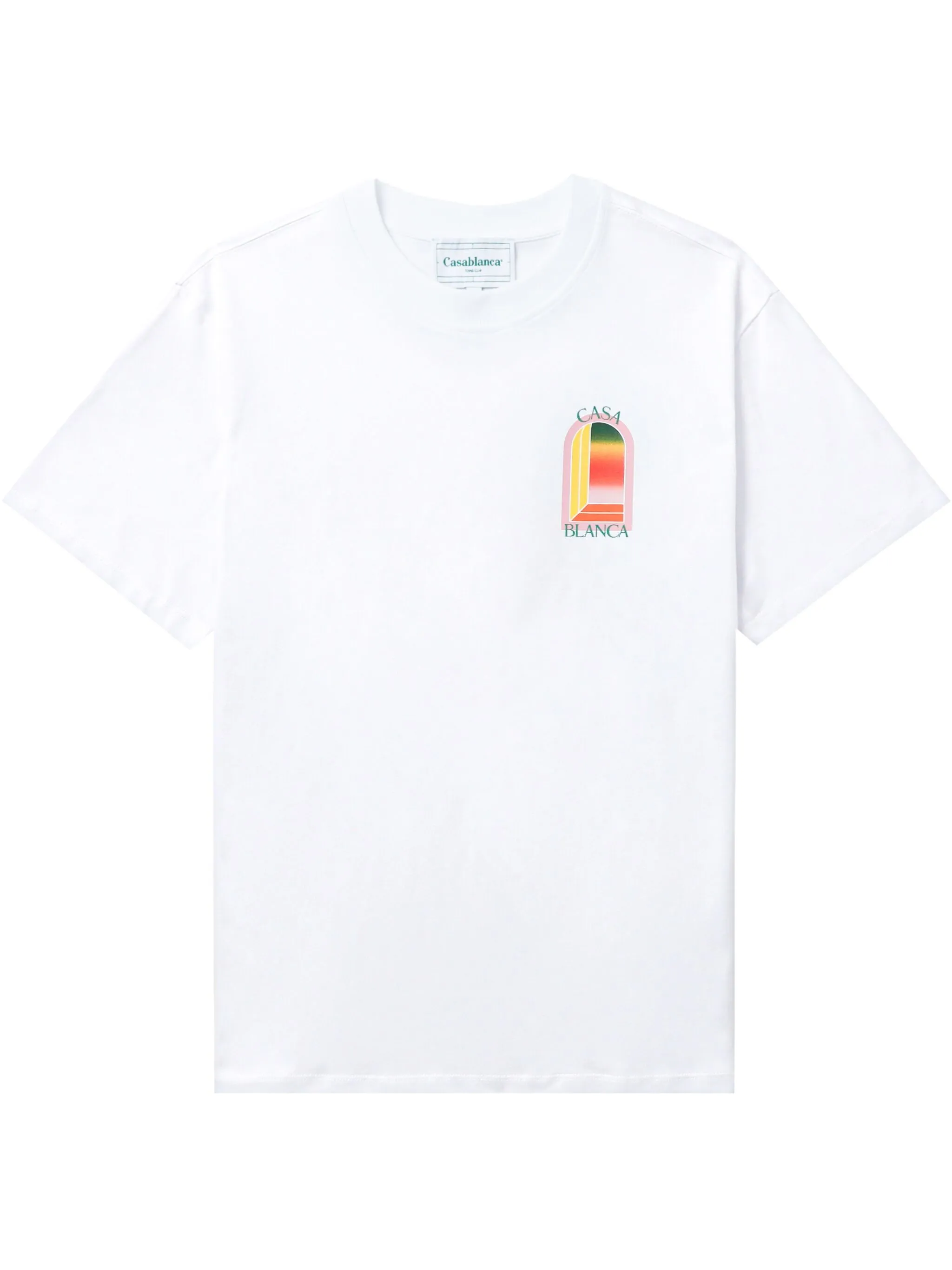 EM Sneakers Casablanca T-Shirt Gradient Arch Logo White
