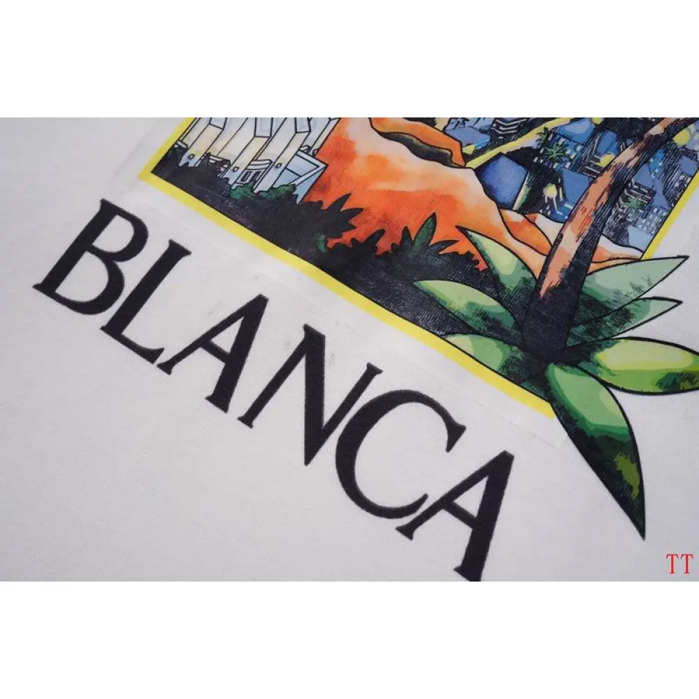 EM Sneakers Casablanca T-Shirt LA Night Printed Black or White