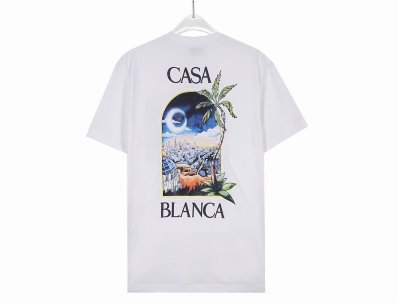 EM Sneakers Casablanca T-Shirt LA Night Printed Black or White