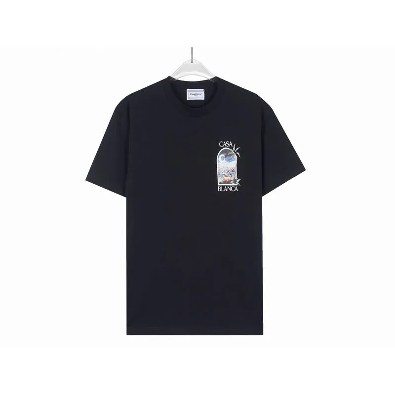 EM Sneakers Casablanca T-Shirt LA Night Printed Black or White