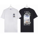 EM Sneakers Casablanca T-Shirt LA Night Printed Black or White