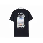 EM Sneakers Casablanca T-Shirt LA Night Printed Black or White