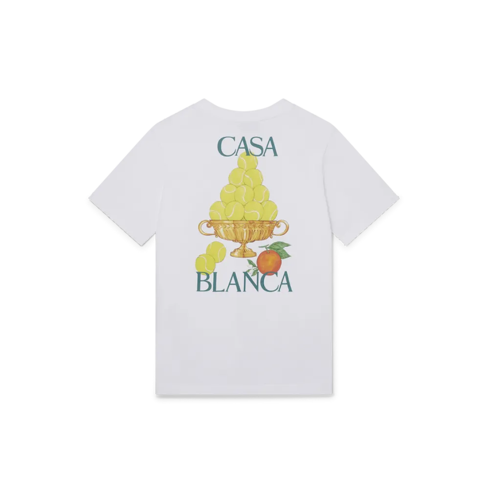 EM Sneakers Casablanca T-Shirt Le Triomphe De Tennis White