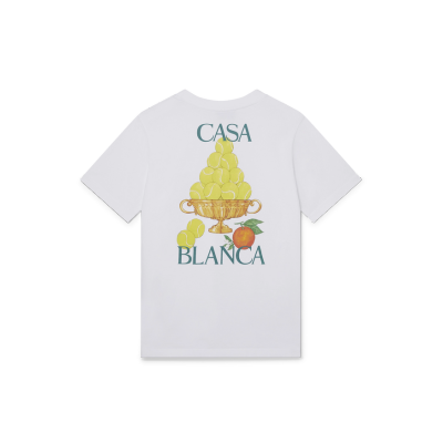 EM Sneakers Casablanca T-Shirt Le Triomphe De Tennis White 02