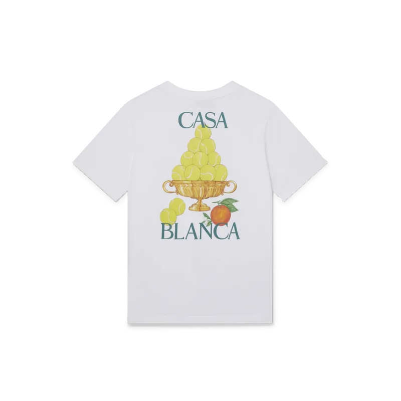 EM Sneakers Casablanca T-Shirt Le Triomphe De Tennis White