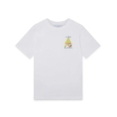 EM Sneakers Casablanca T-Shirt Le Triomphe De Tennis White 01