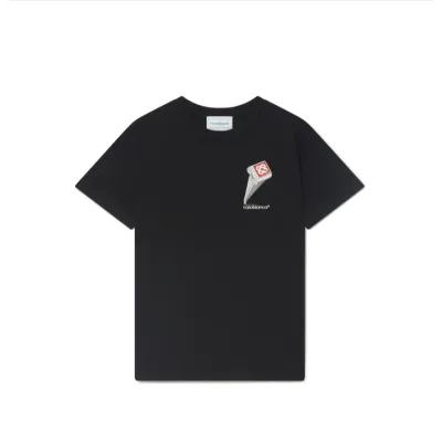 EM Sneakers Casablanca T-Shirt Leaning Column Black 01