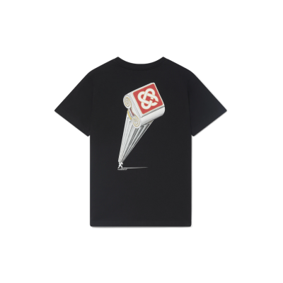 EM Sneakers Casablanca T-Shirt Leaning Column Black 02