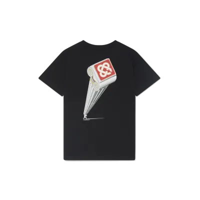 EM Sneakers Casablanca T-Shirt Leaning Column Black 02
