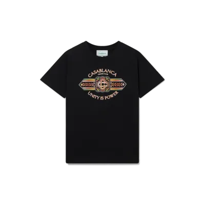 EM Sneakers Casablanca T-Shirt Unity ls Power Black 01