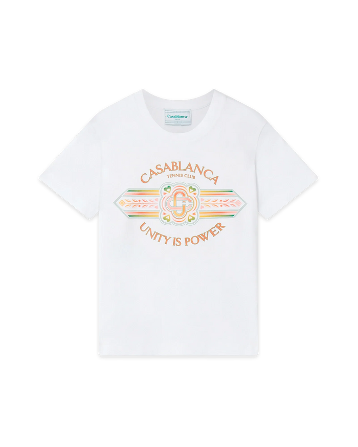 EM Sneakers Casablanca T-Shirt Unity ls Power White