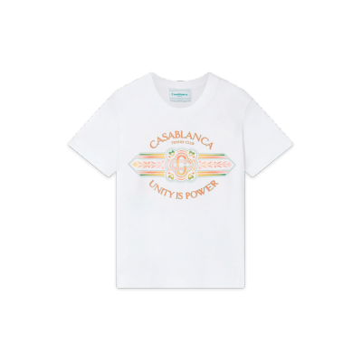 EM Sneakers Casablanca T-Shirt Unity ls Power White 01