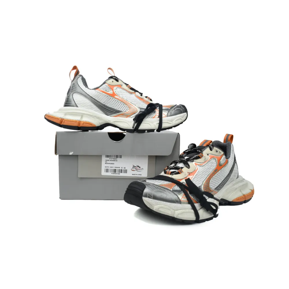 EM Sneakers Balenciaga 3XL Sneaker White Grey Orange