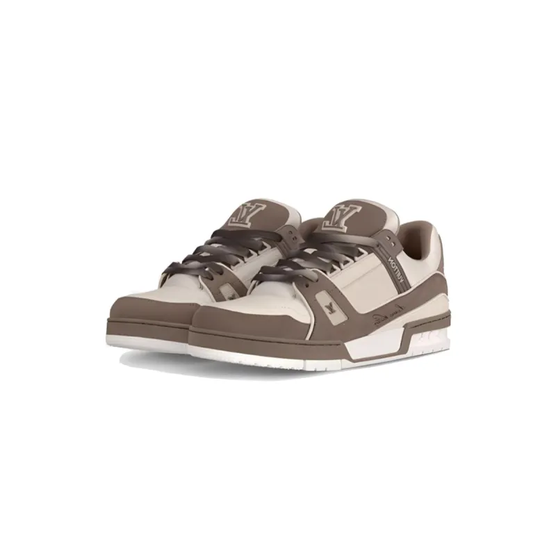 EM Sneakers Louis Vuitton Trainer Sneaker khaki