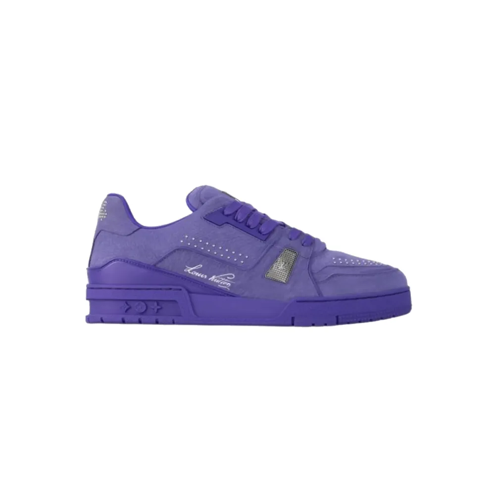 EM Sneakers Louis Vuitton Trainer Sneaker Purple Rivet
