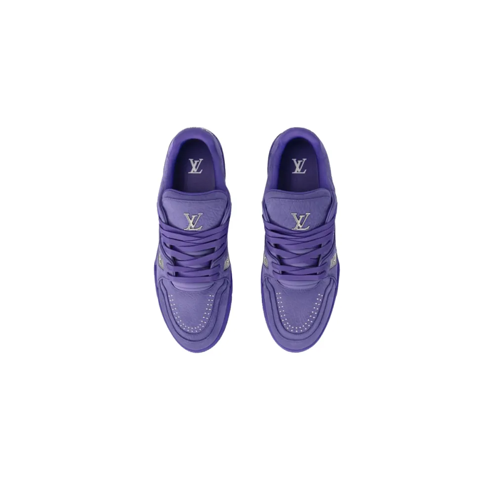 EM Sneakers Louis Vuitton Trainer Sneaker Purple Rivet