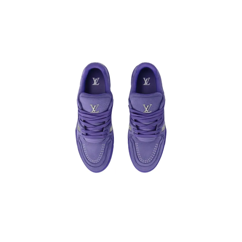 EM Sneakers Louis Vuitton Trainer Sneaker Purple Rivet