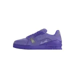 EM Sneakers Louis Vuitton Trainer Sneaker Purple Rivet