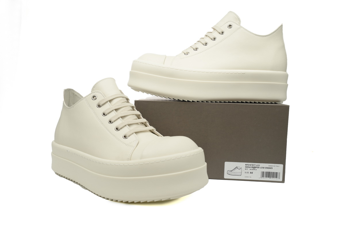 EM Sneakers Rick Owens Hollywood Mega Bumper Low Milk