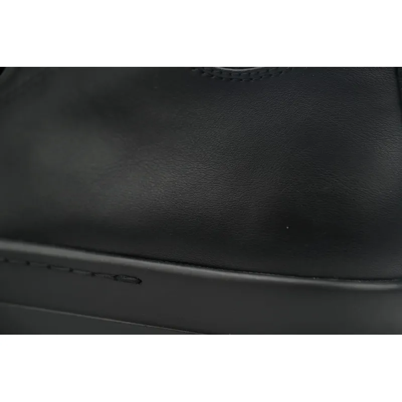 EM Sneakers Rick Owens Jumbo Laces Lido Black Leather Low Top Sneakers