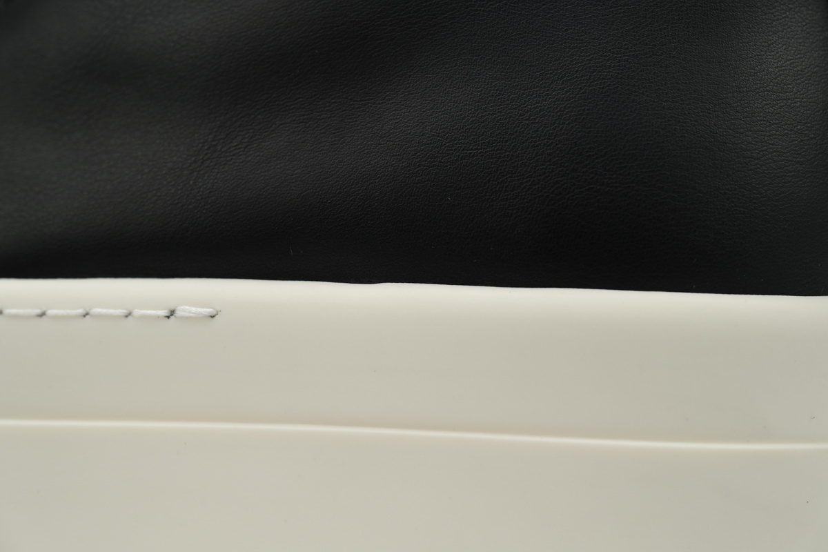 EM Sneakers Rick Owens Mega Bumper Low Leather Black Milk