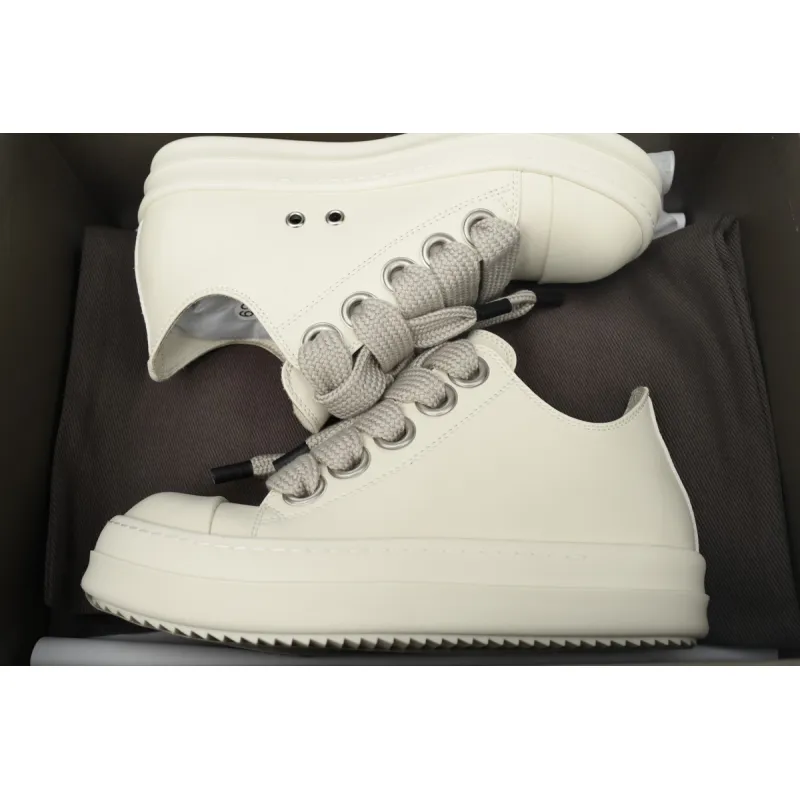 EM Sneakers Rick Owens Porterville Jumbo Laced Low Milk