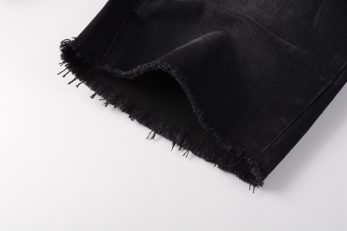 EM Sneakers Purple Brand Denim Shorts 5001