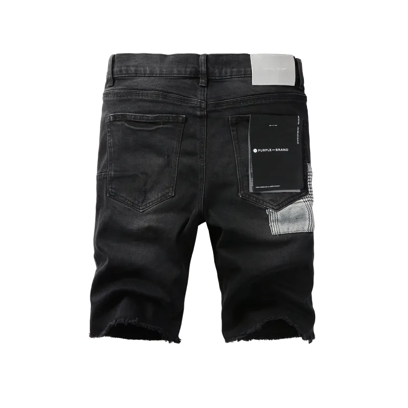 EM Sneakers Purple Brand Denim Shorts 5001