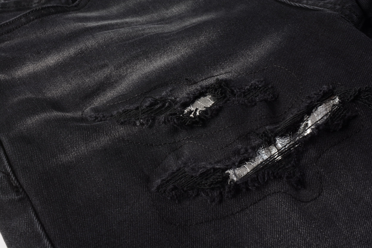 EM Sneakers Purple Brand Denim Shorts 5001