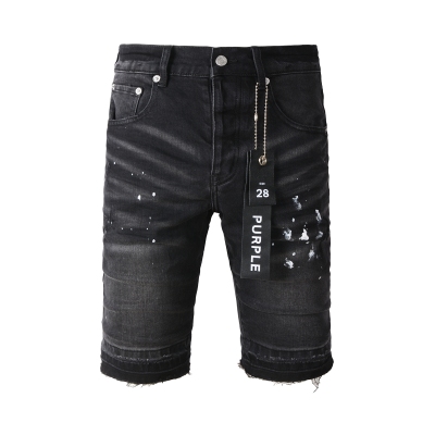 EM Sneakers Purple Brand Denim Shorts 5002 01
