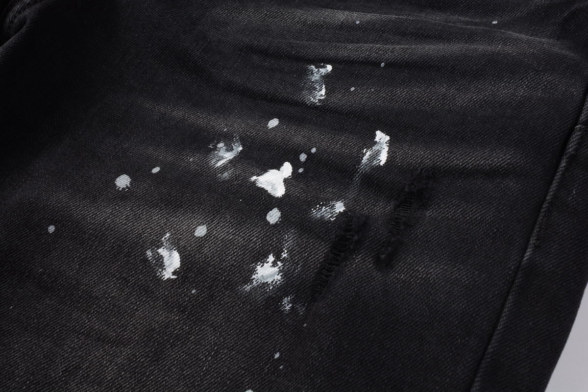 EM Sneakers Purple Brand Denim Shorts 5002