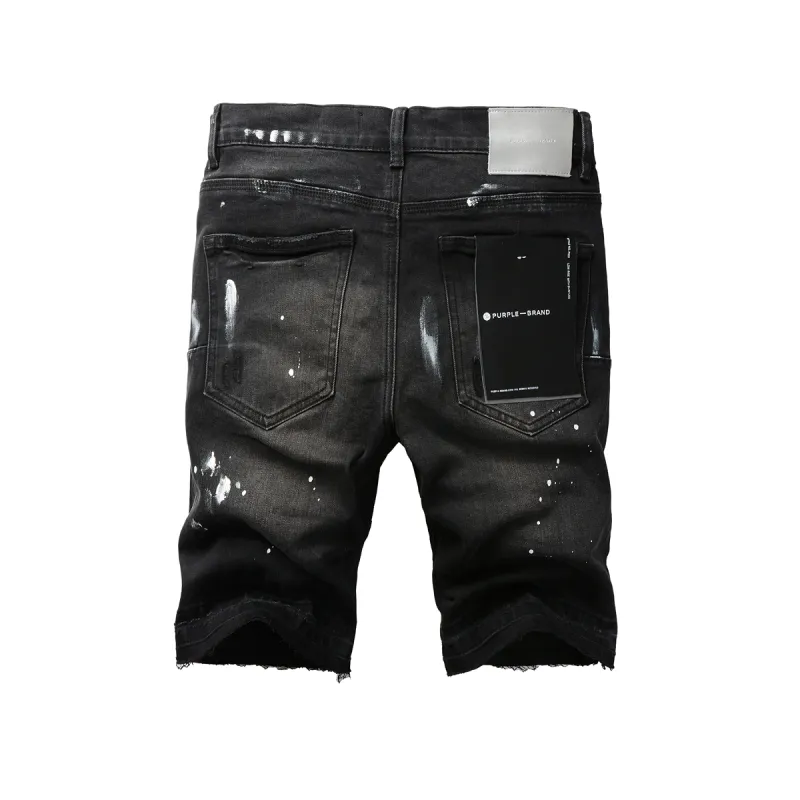 EM Sneakers Purple Brand Denim Shorts 5002