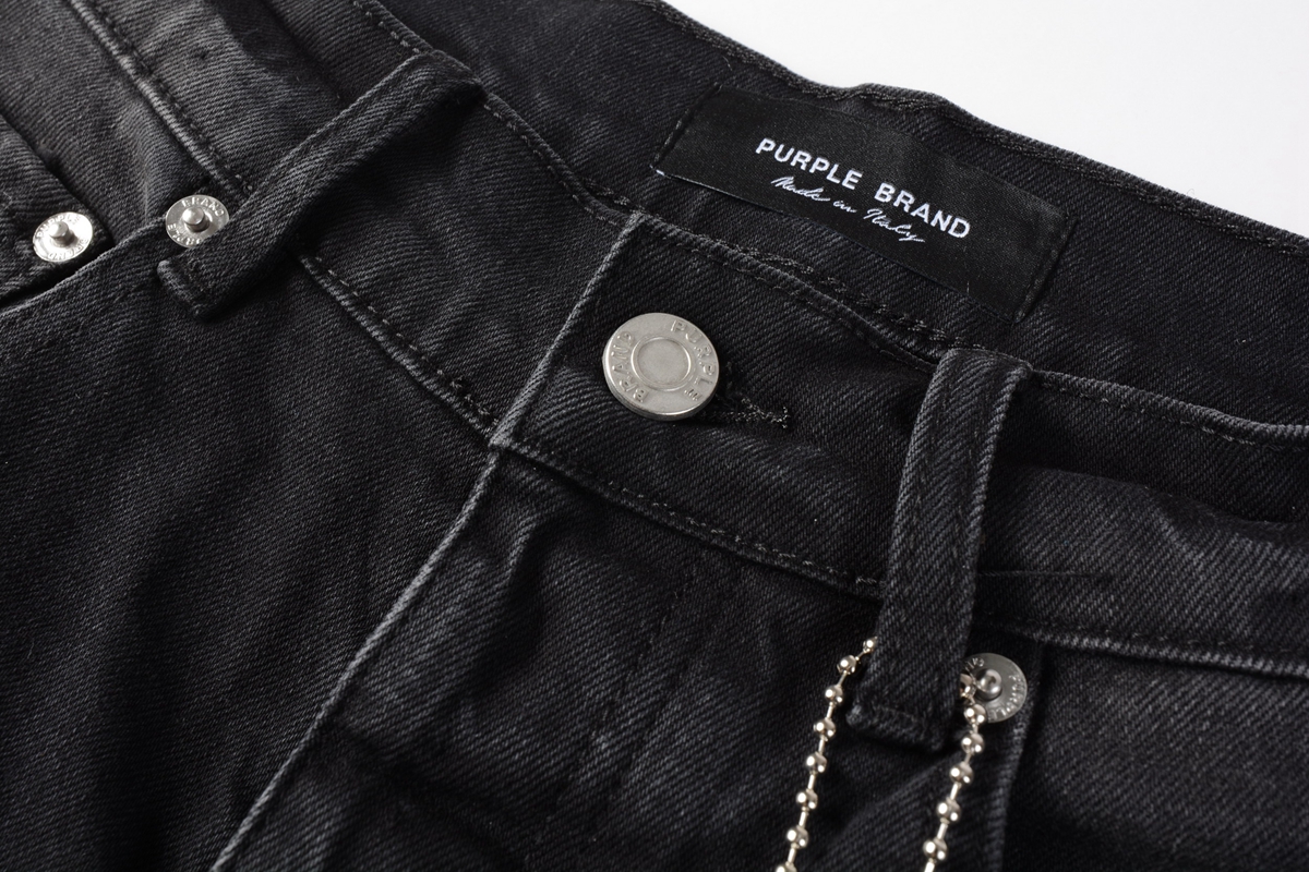 EM Sneakers Purple Brand Denim Shorts 5002