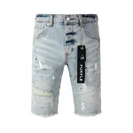 EM Sneakers Purple Brand Denim Shorts 5006