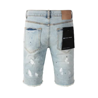 EM Sneakers Purple Brand Denim Shorts 5006 02