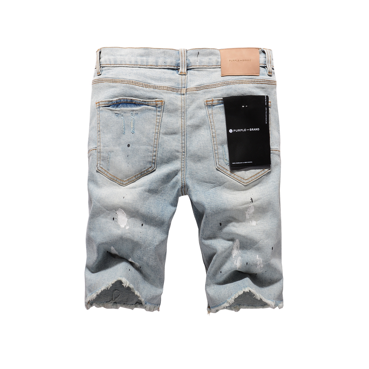 EM Sneakers Purple Brand Denim Shorts 5006