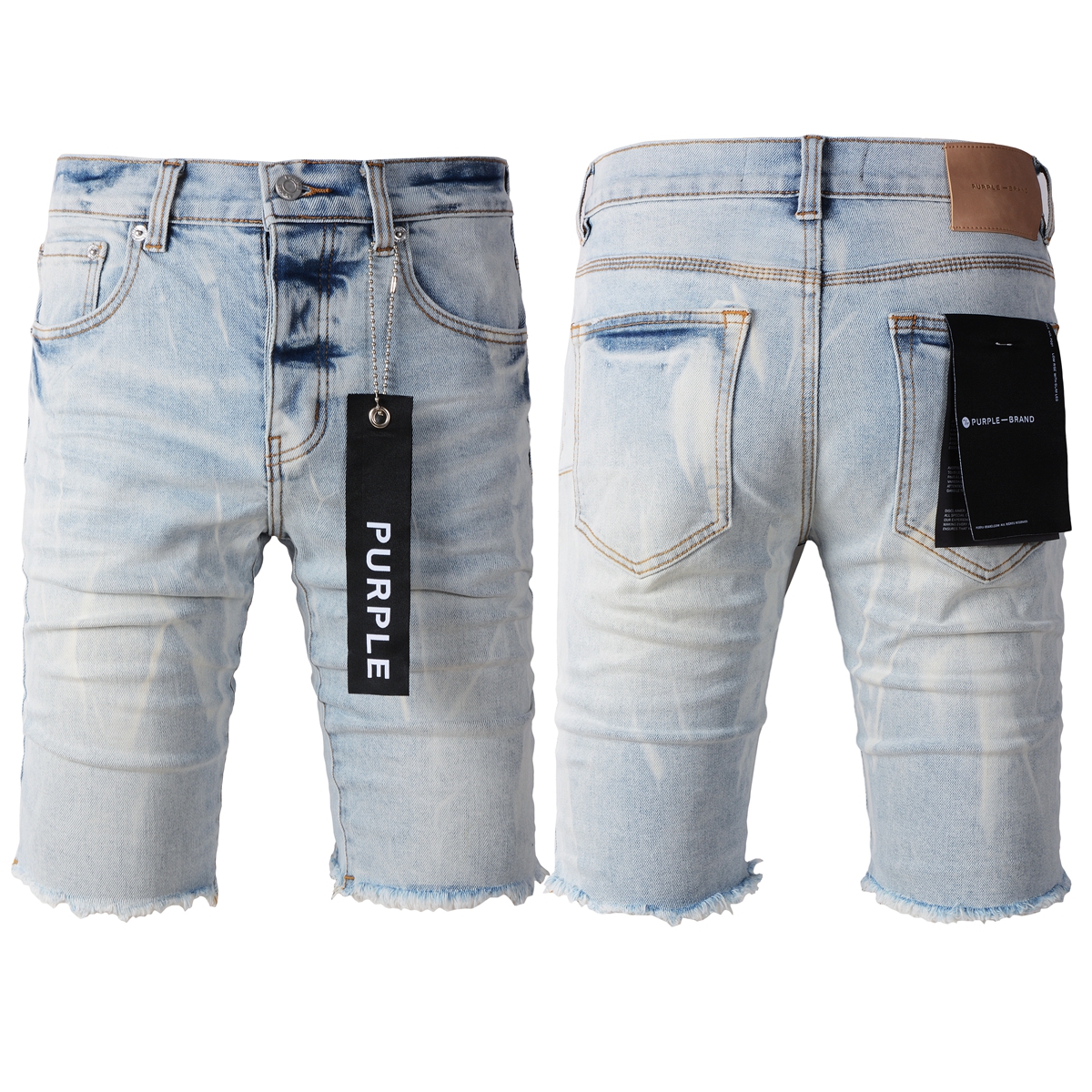 EM Sneakers Purple Brand Denim Shorts 5017