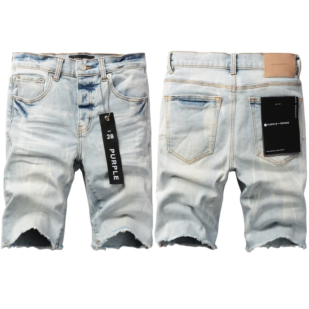 EM Sneakers Purple Brand Denim Shorts 5017