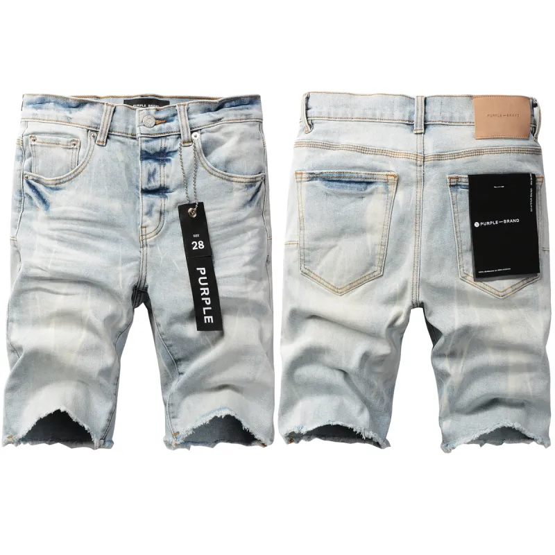 EM Sneakers Purple Brand Denim Shorts 5017