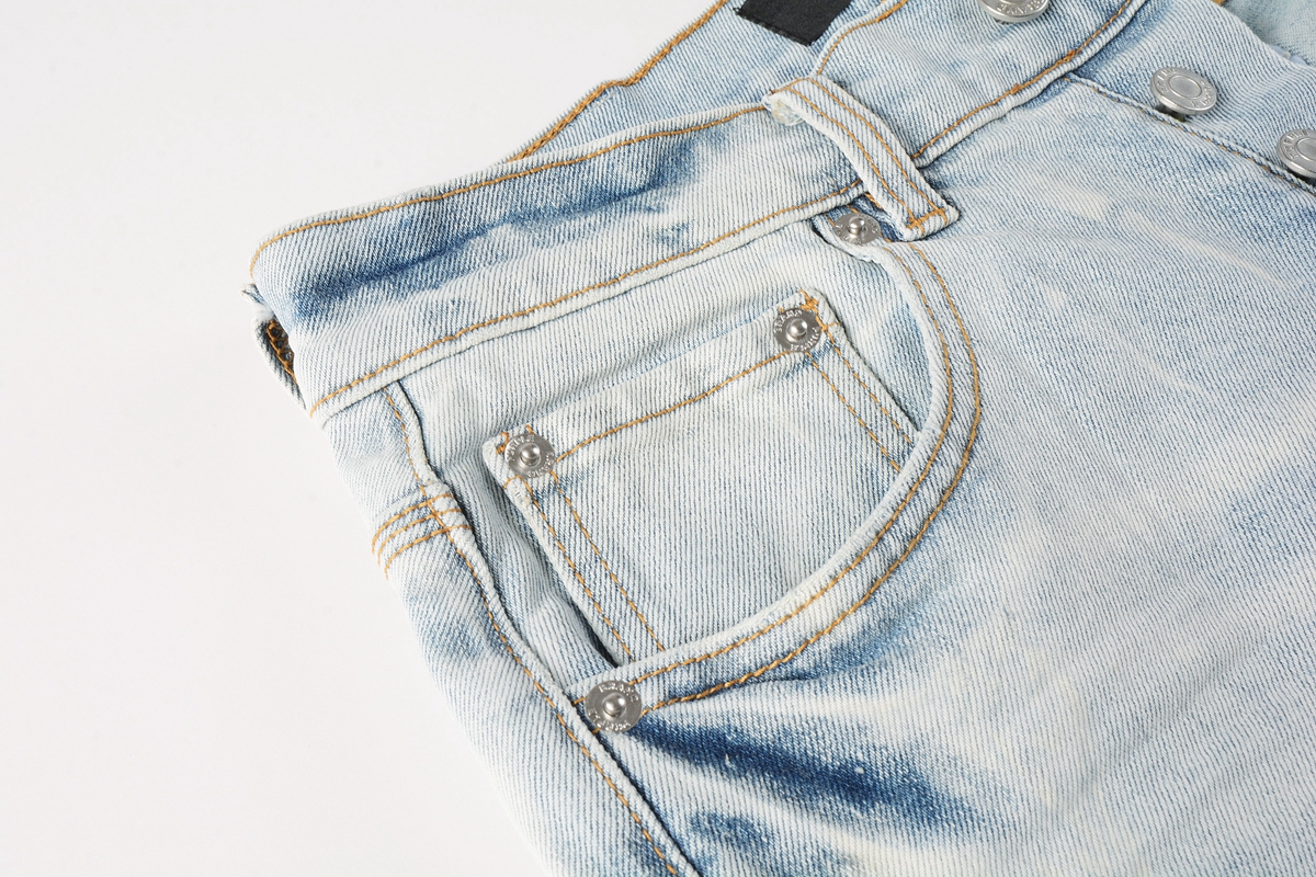 EM Sneakers Purple Brand Denim Shorts 5017