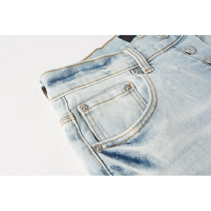 EM Sneakers Purple Brand Denim Shorts 5017