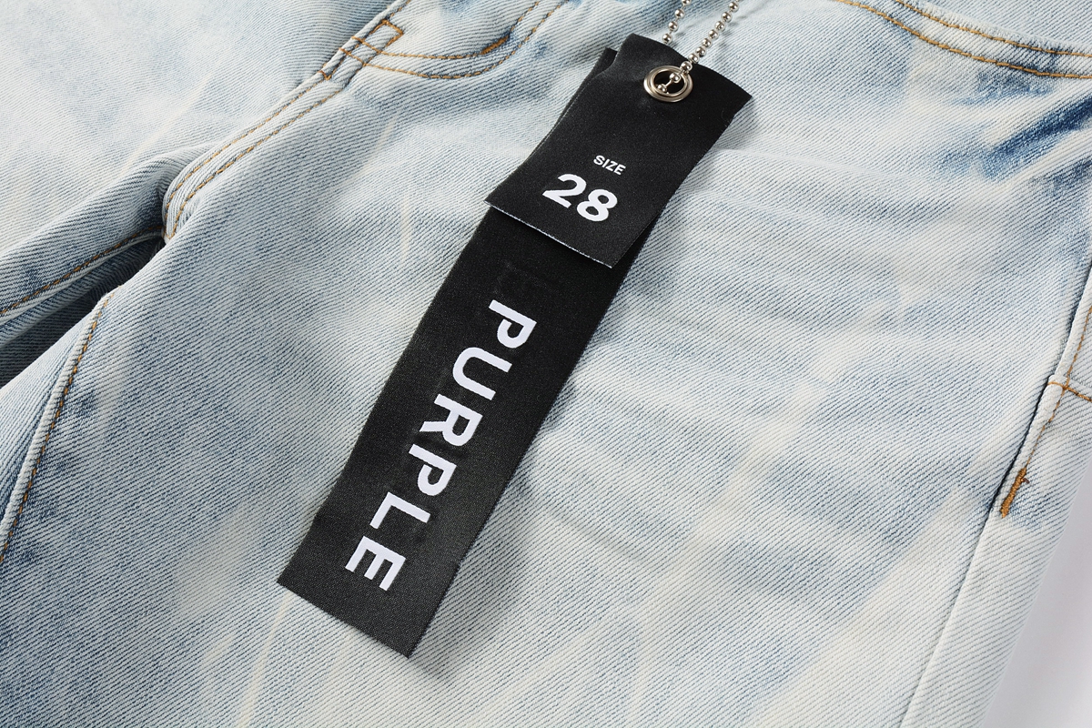 EM Sneakers Purple Brand Denim Shorts 5017