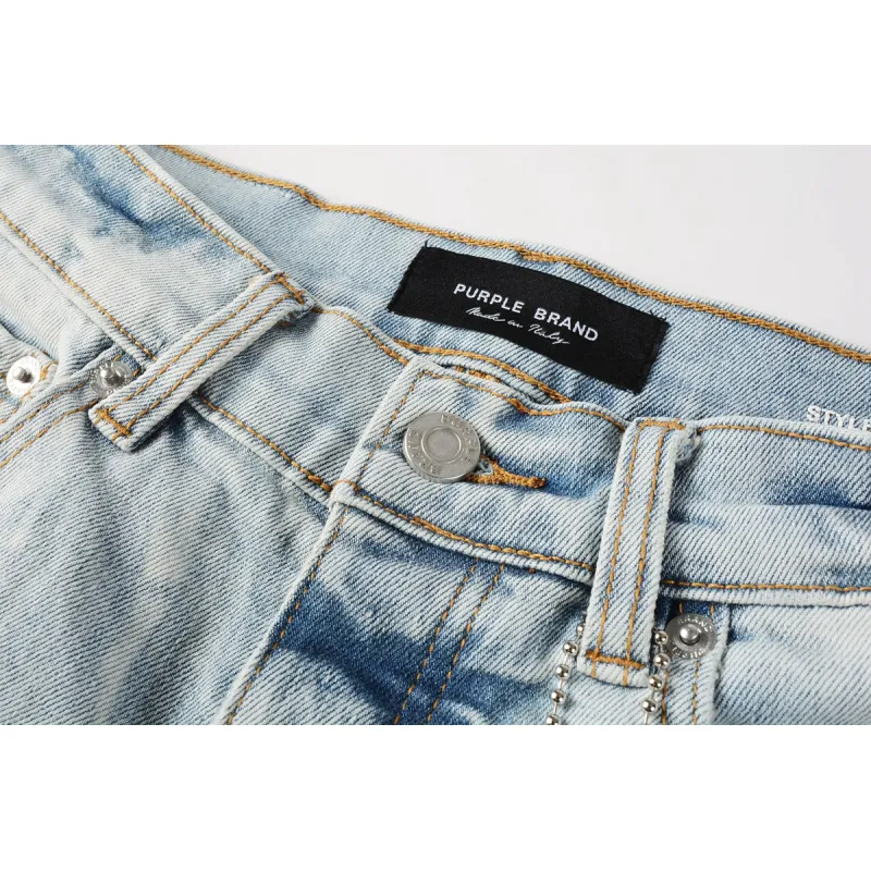 EM Sneakers Purple Brand Denim Shorts 5017