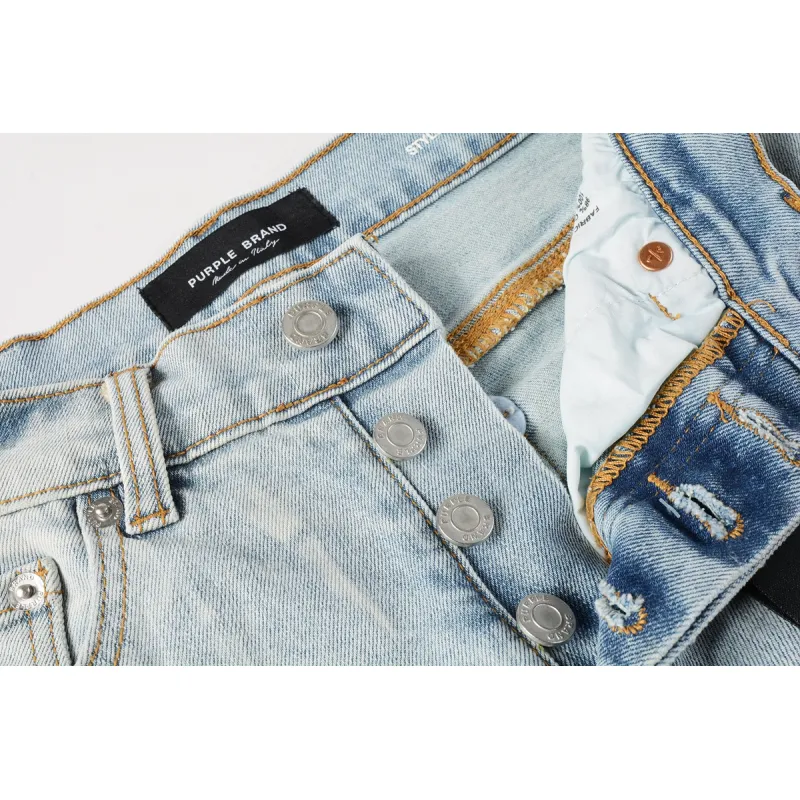EM Sneakers Purple Brand Denim Shorts 5017