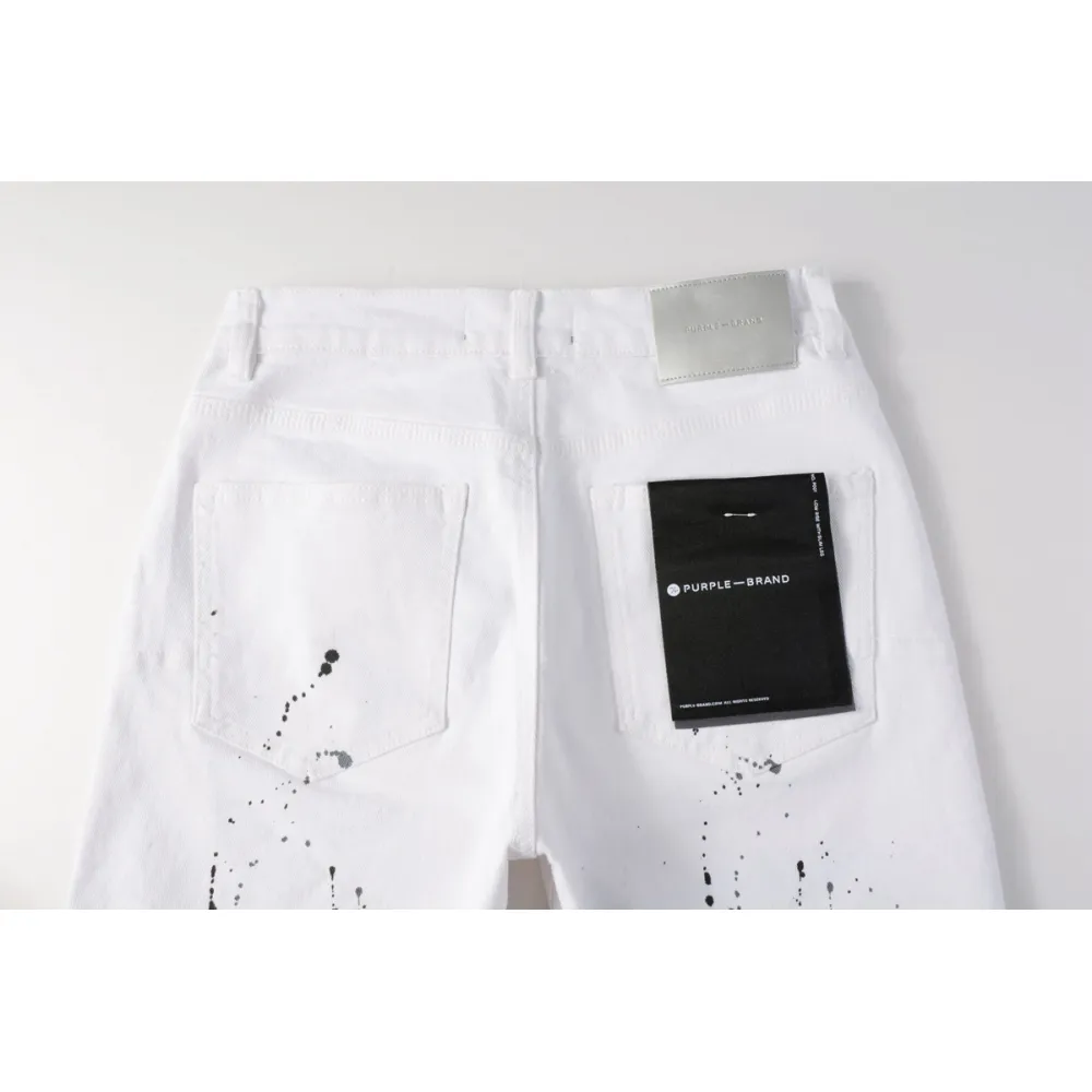 EM Sneakers Purple Brand Denim Shorts 5021