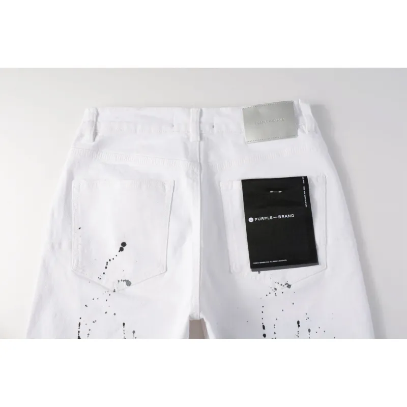 EM Sneakers Purple Brand Denim Shorts 5021