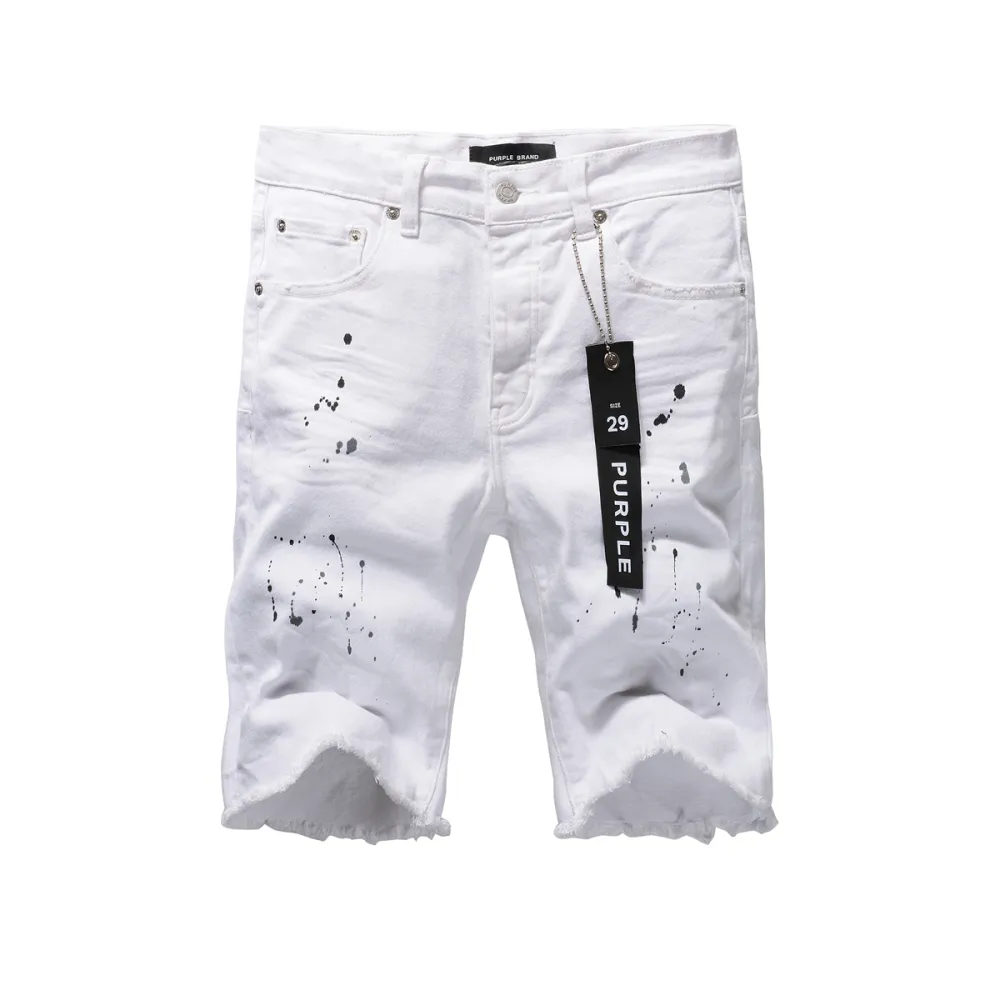 EM Sneakers Purple Brand Denim Shorts 5021
