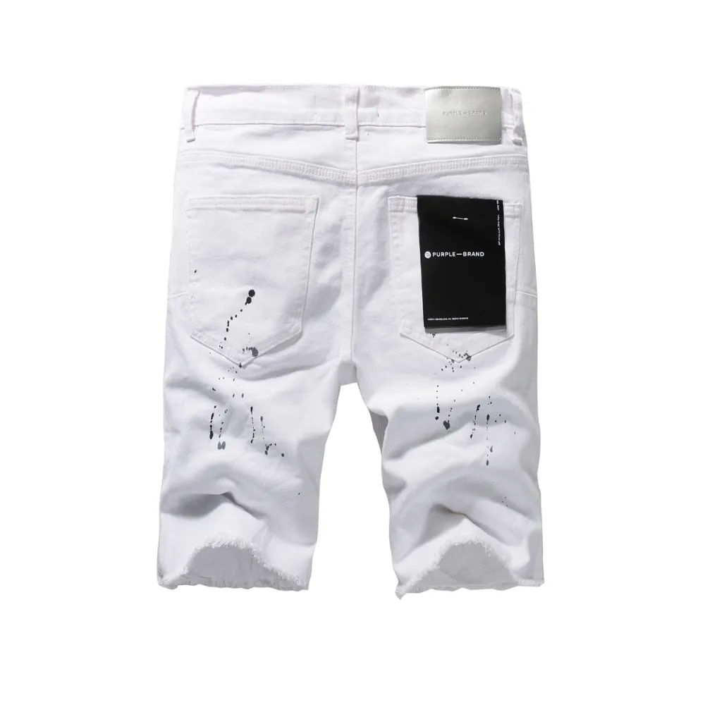 EM Sneakers Purple Brand Denim Shorts 5021