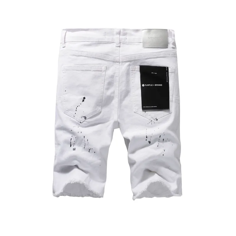 EM Sneakers Purple Brand Denim Shorts 5021