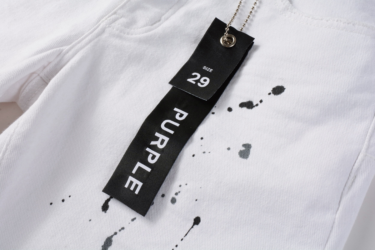 EM Sneakers Purple Brand Denim Shorts 5021